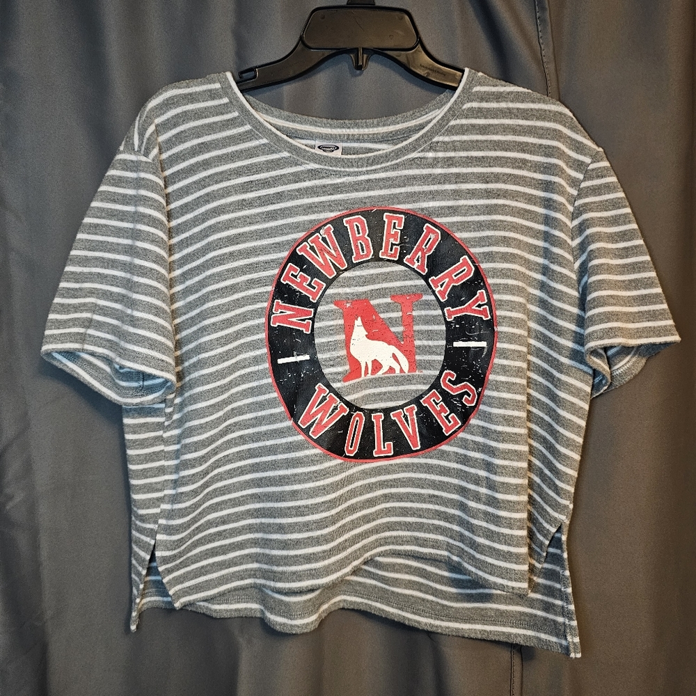 Newberry College Wolves Oversized Medium Crop Sweater